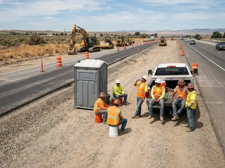 highway-road-construction-crew-007 — frequently asked questions, Porta Potty and Restroom Rentals in Ontario, CA